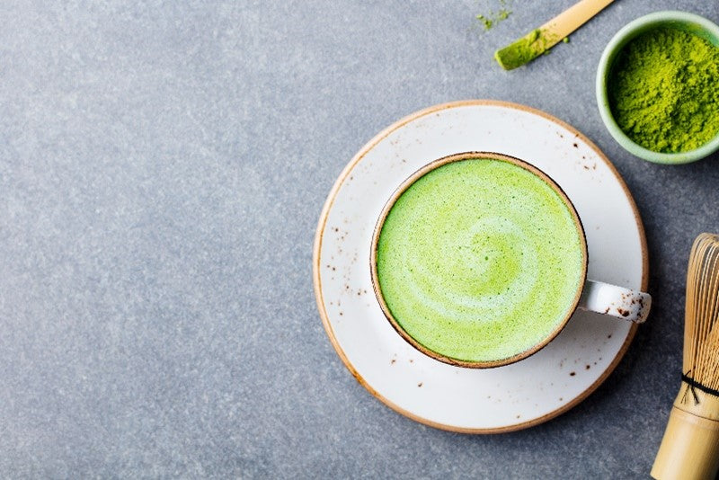 Clean and Simple Matcha Tea Latte